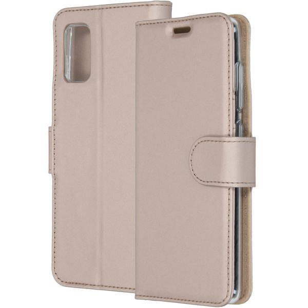 Accezz Wallet Softcase Bookcase Samsung Galaxy A41 - Goud