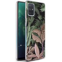 iMoshion Design hoesje Samsung Galaxy A71 - Jungle - Groen / Roze