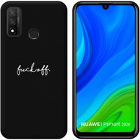 iMoshion Design hoesje Huawei P Smart (2020) - Fuck Off - Zwart