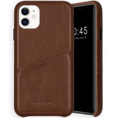 Selencia Vayu Vegan Lederen Backcover iPhone 11 - Bruin