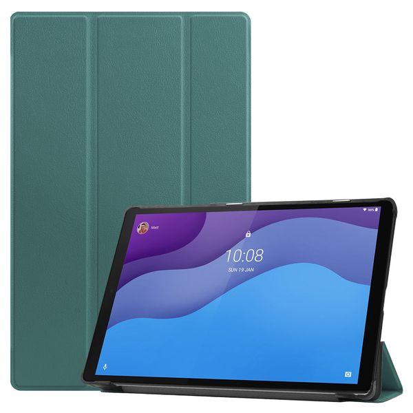 iMoshion Trifold Bookcase Lenovo Tab M10 HD (2nd gen) - Donkergroen