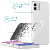 iMoshion Design hoesje iPhone 11 - Spetters - Zwart