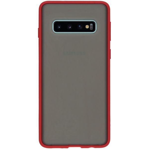 iMoshion Frosted Backcover Samsung Galaxy S10 - Rood