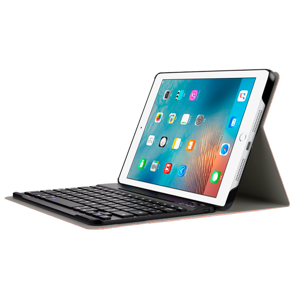 Bluetooth Keyboard Bookcase iPad 2 / 3 / 4 - Rosé Goud