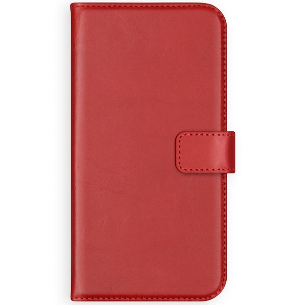 Selencia Echt Lederen Bookcase Samsung Galaxy A21s - Rood