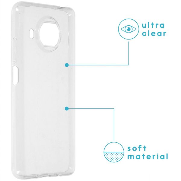 iMoshion Softcase Backcover Xiaomi Mi 10T Lite - Transparant