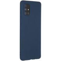 iMoshion Color Backcover Samsung Galaxy A71 - Donkerblauw