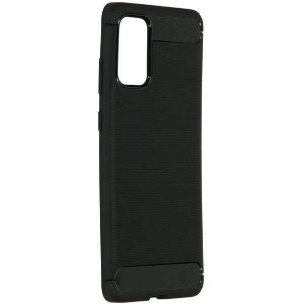 Brushed Backcover Samsung Galaxy S20 Plus - Zwart