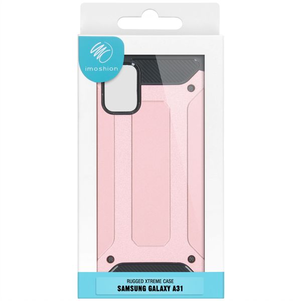 iMoshion Rugged Xtreme Backcover Samsung Galaxy A31 - Rosé Goud