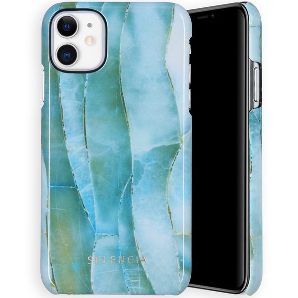 Selencia Maya Fashion Backcover iPhone 11 - Agate Blue