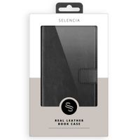 Selencia Echt Lederen Bookcase iPhone SE / 5 / 5s