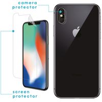 iMoshion Screenprotector Folie 3Pack + Camera Protector iPhone Xs / X