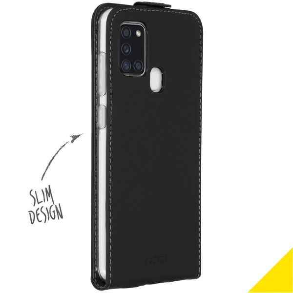 Accezz Flipcase Samsung Galaxy A21s - Zwart