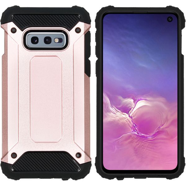 iMoshion Rugged Xtreme Backcover Samsung Galaxy S10e - Rosé Goud