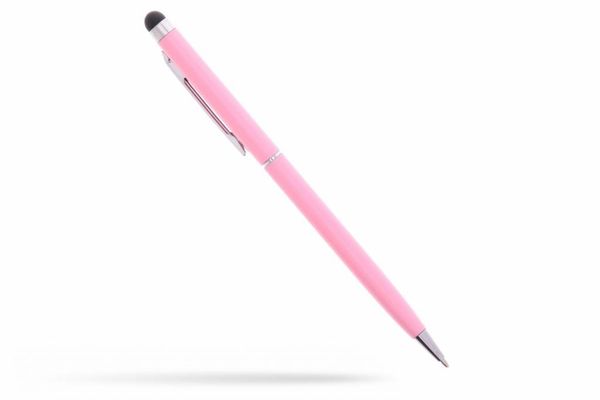 Roze balpen met stylus