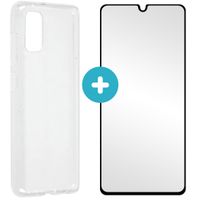 iMoshion Softcase Backcover + Premium Screenprotector Galaxy A41