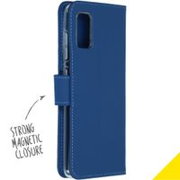 Accezz Wallet Softcase Bookcase Samsung Galaxy A41 - Blauw