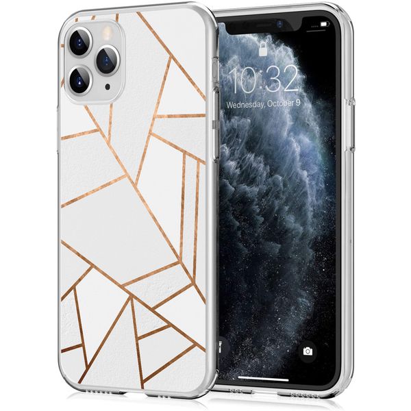 iMoshion Design hoesje iPhone 11 Pro - Grafisch Koper / Wit