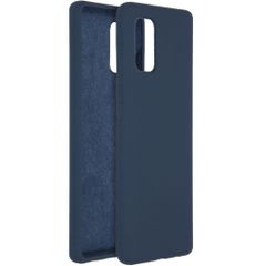 Accezz Liquid Silicone Backcover Samsung Galaxy A41 - Blauw