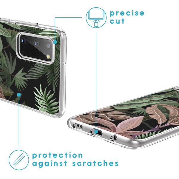 iMoshion Design hoesje Samsung Galaxy S20 - Jungle - Groen / Roze