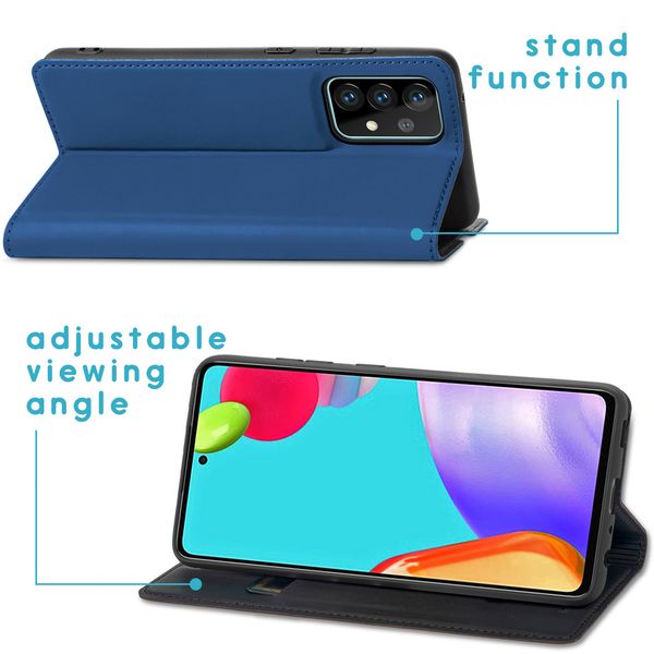 iMoshion Slim Folio Bookcase Samsung Galaxy A52(s) (5G/4G) -Donkerblauw