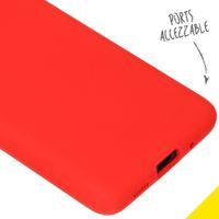 Accezz Liquid Silicone Backcover Samsung Galaxy S20 - Rood