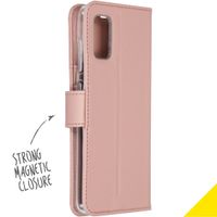 Accezz Wallet Softcase Bookcase Samsung Galaxy A41 - Rosé Goud