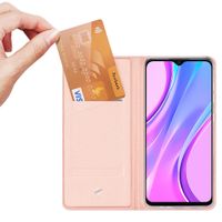 Dux Ducis Slim Softcase Bookcase Xiaomi Redmi 9 - Rosé Goud