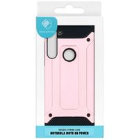 iMoshion Rugged Xtreme Backcover Motorola Moto G8 Power - Rosé Goud