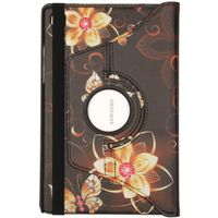 iMoshion 360° Draaibare Design Bookcase Galaxy Tab A7 - Butterfly Flower