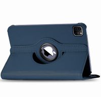 iMoshion 360° draaibare Bookcase iPad Pro 11 (2020 / 2021 / 2022) - Blauw