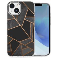 iMoshion Design hoesje iPhone 14 - Grafisch Koper / Zwart