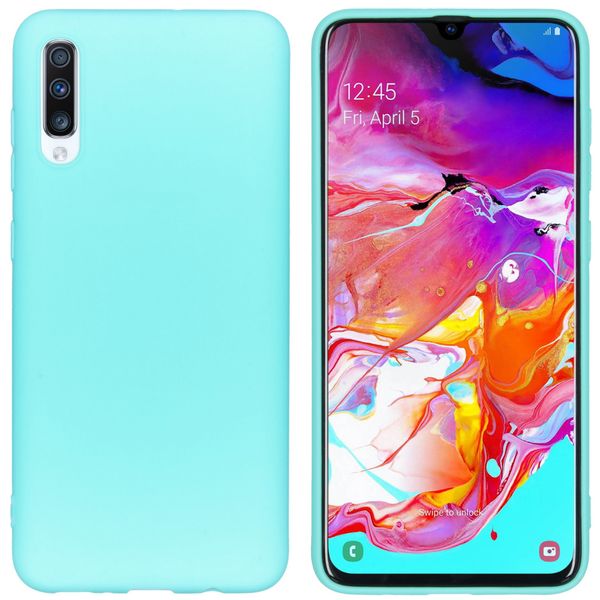 iMoshion Color Backcover Samsung Galaxy A70 - Mintgroen