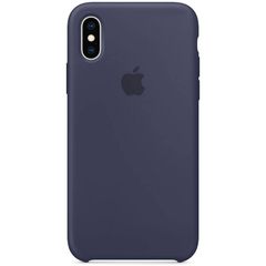 Apple Silicone Backcover iPhone Xs / X - Midnight Blue