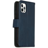 iMoshion Luxe Bookcase iPhone 12 (Pro) - Donkerblauw