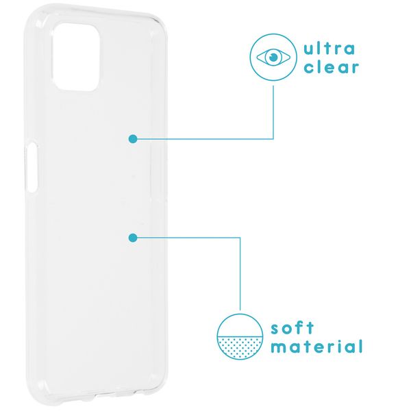 iMoshion Softcase Backcover Oppo Reno4 Z 5G - Transparant