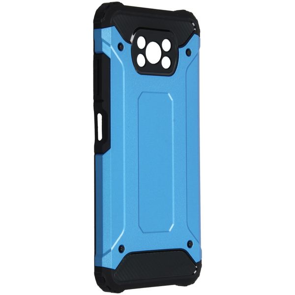 iMoshion Rugged Xtreme Backcover Xiaomi Poco X3 (Pro) - Lichtblauw