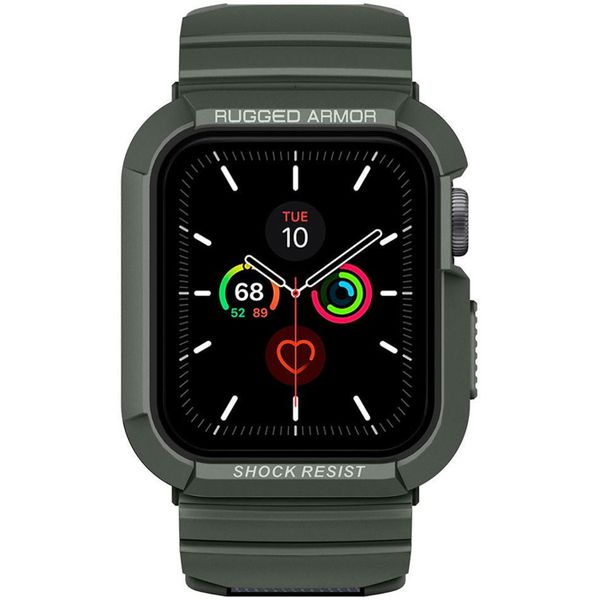 Spigen Rugged Armor™ Pro Case Apple Watch 40 mm - Groen