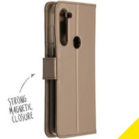 Accezz Wallet Softcase Bookcase Motorola Moto G8 Power - Goud