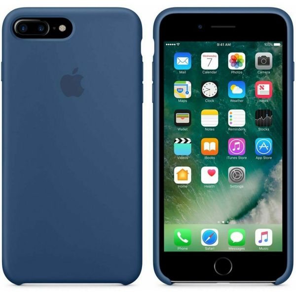 Apple Silicone Backcover iPhone 8 Plus / 7 Plus - Ocean Blue