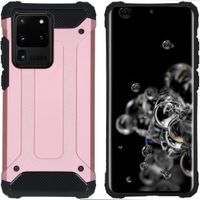 iMoshion Rugged Xtreme Backcover Samsung Galaxy S20 Ultra - Rosé Goud