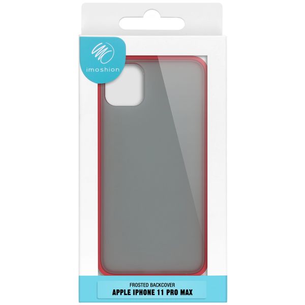 iMoshion Frosted Backcover iPhone 11 Pro Max - Rood