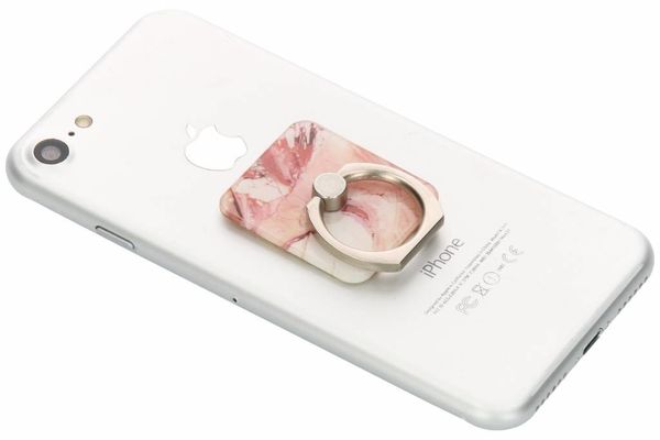 Roze marmer phone ring stand