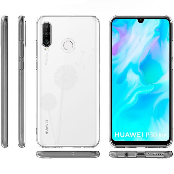 iMoshion Design hoesje Huawei P30 Lite - Paardenbloem - Wit