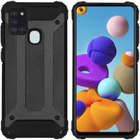 iMoshion Rugged Xtreme Backcover Samsung Galaxy A21s - Zwart