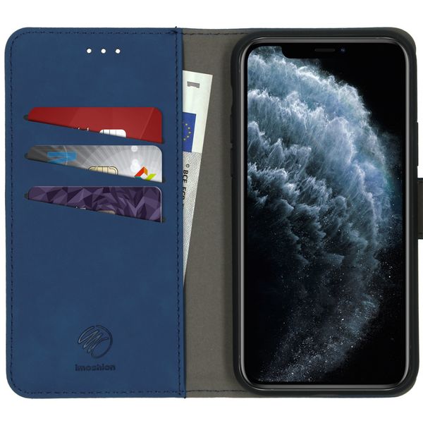 iMoshion Uitneembare 2-in-1 Luxe Bookcase iPhone 11 Pro - Donkerblauw