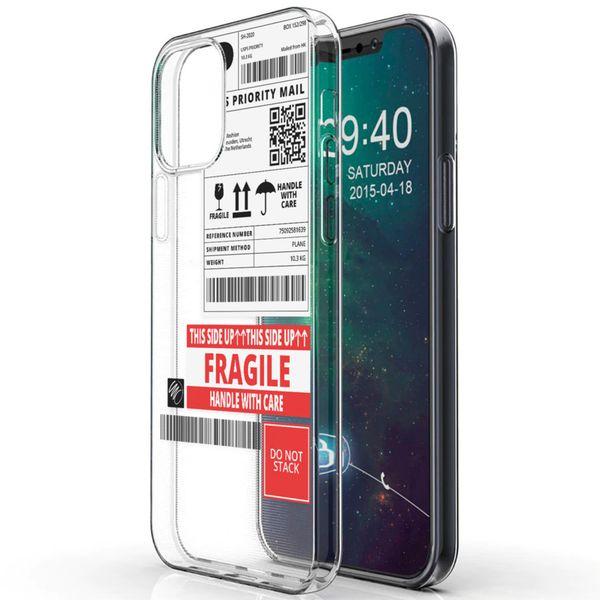 iMoshion Design hoesje iPhone 12 (Pro) - Label