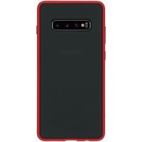 iMoshion Frosted Backcover Samsung Galaxy S10 Plus - Rood