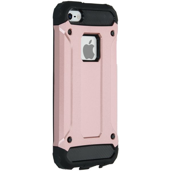 iMoshion Rugged Xtreme Backcover iPhone SE / 5 / 5s - Rosé Goud