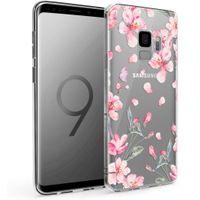 iMoshion Design hoesje Samsung Galaxy S9 - Bloem - Roze